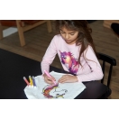 Laste-noorte värvitav t-särk "Creative Unicorn"